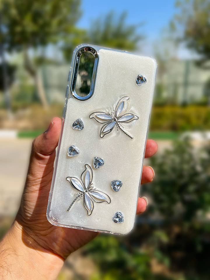 قاب موبایل فانتزی سنجاقک آناکس ( 3D برجسته ) a50 / a30s / a50s