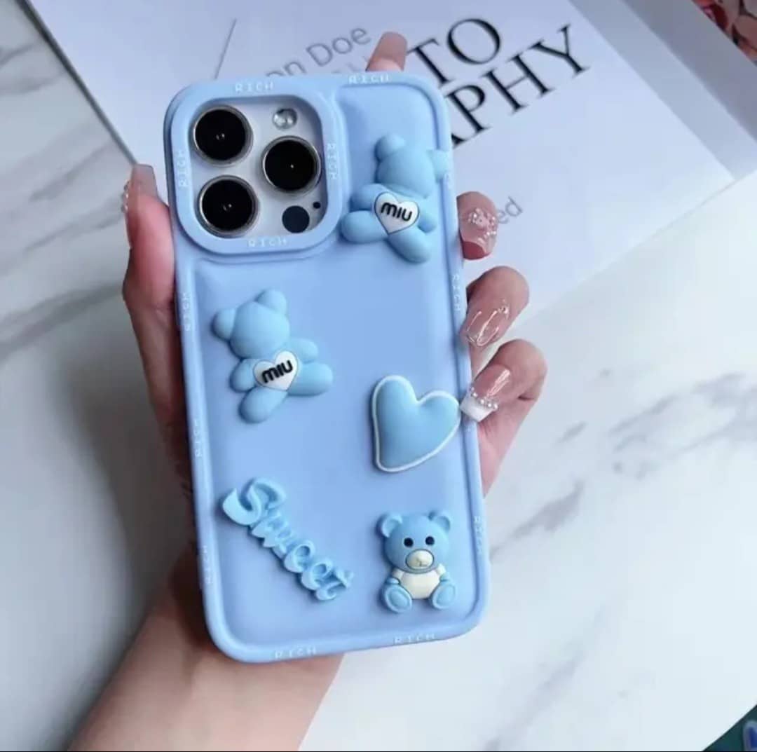 قاب موبایل فانتزی عروسکی پافری a34