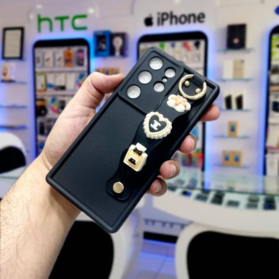 قاب موبایل فانتزی سولید بنددار عروسکی note 12/4g