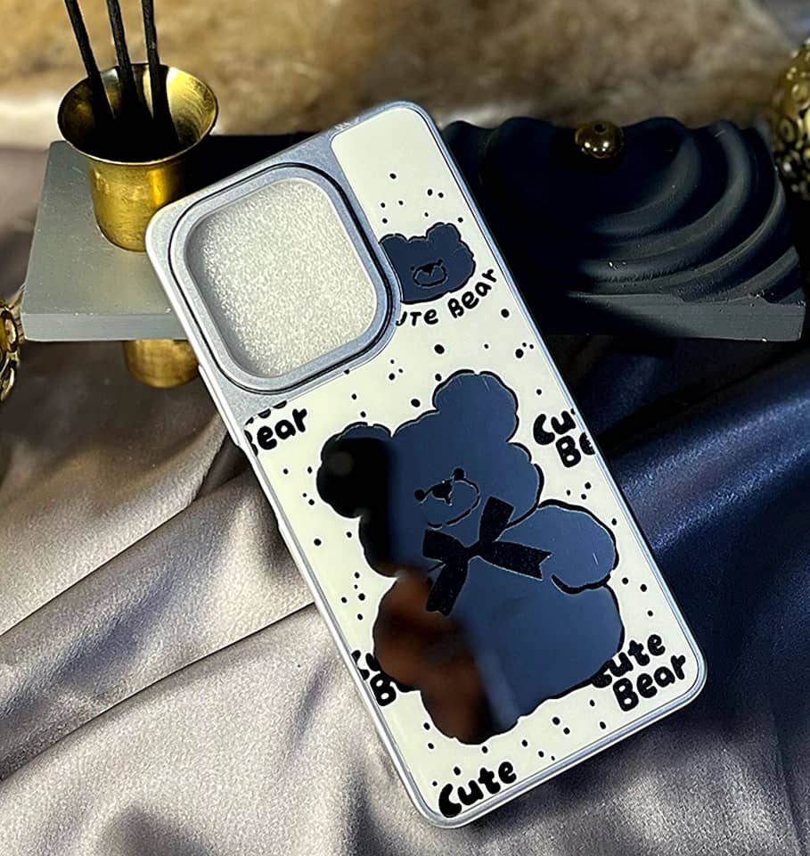 قاب موبایل فانتزی آینه ای کیوت بی یر note 13pro 5g / poco x6