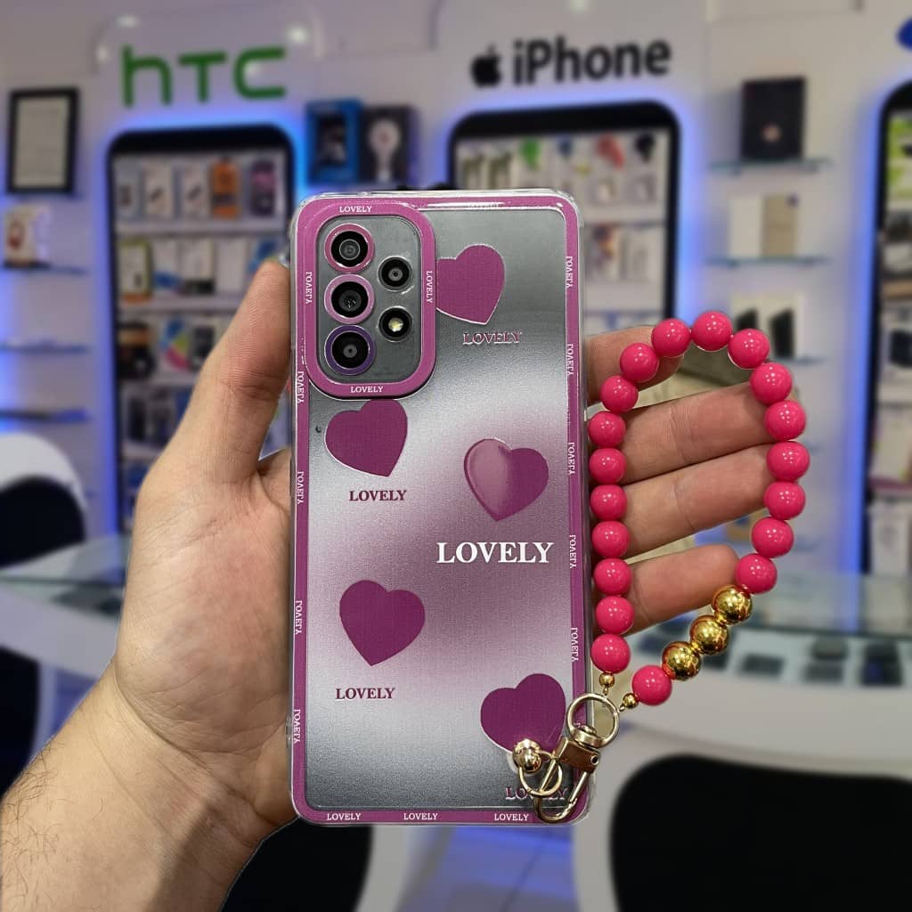قاب موبایل فانتزی دستبندی قلبی a22 5g