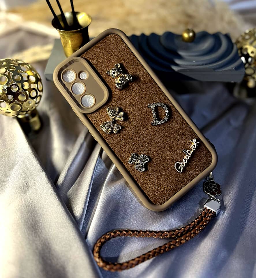 قاب موبایل فانتزی سولید نگین دار a24