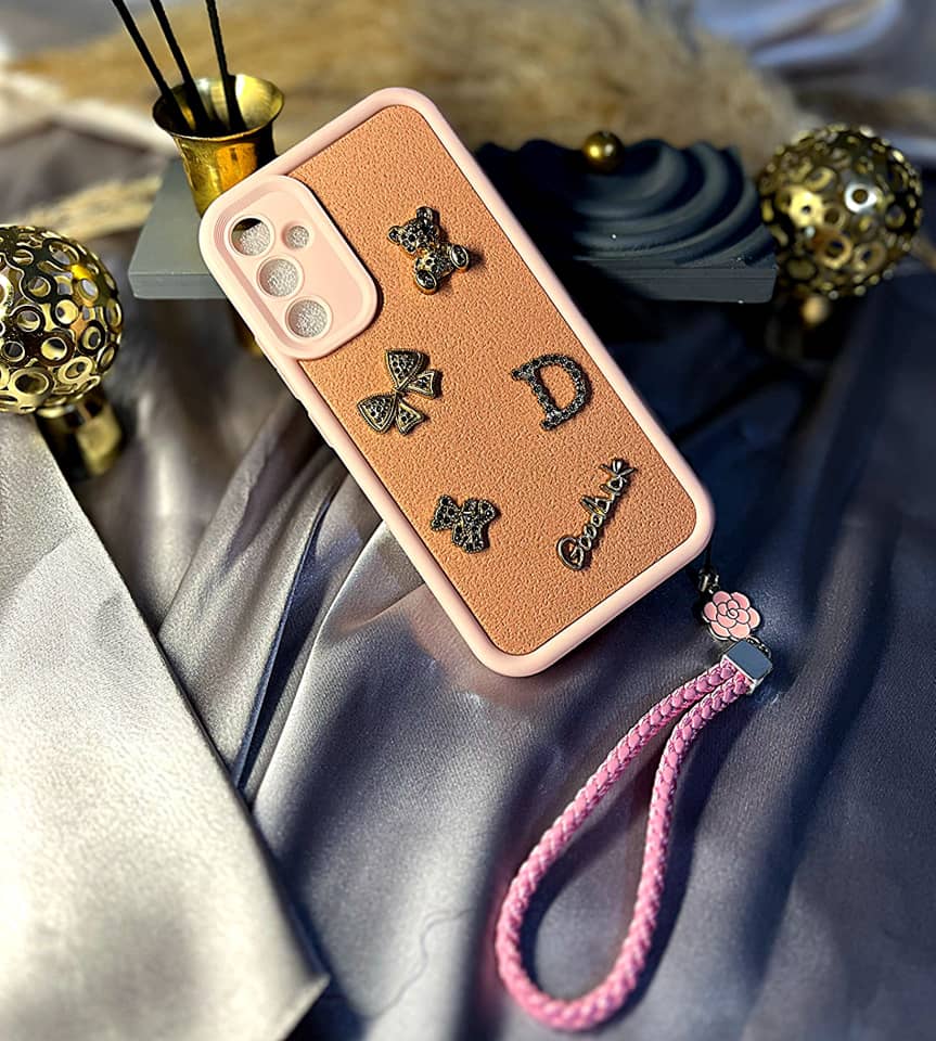 قاب موبایل فانتزی سولید نگین دار a34