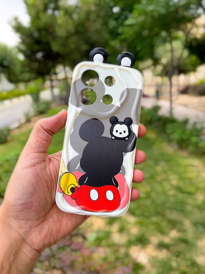 قاب موبایل فانتزی گوش دار میکی موس note 13pro 5g / poco x6