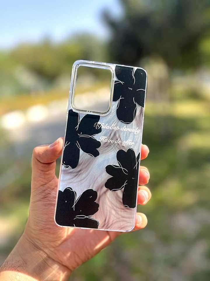 قاب موبایل ماربل گل برگ note 12pro 5g / note 12pro plus / poco x5pro