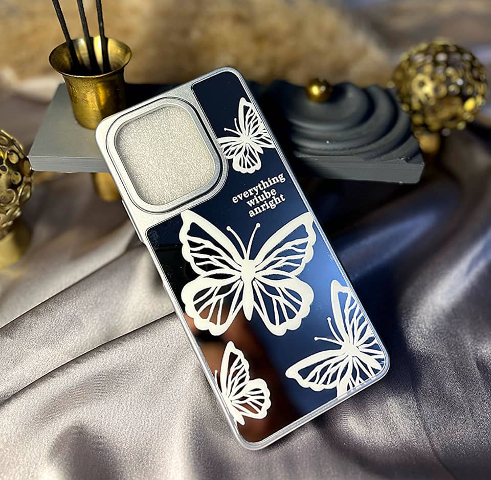 قاب موبایل فانتزی آینه ای باتر فلای note 13pro 5g / poco x6