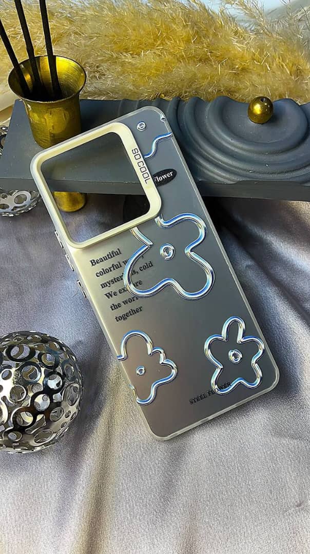 قاب موبایل استیل فلاور note 13pro 5g / poco x6